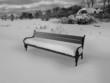 Foto: Bank im Schnee Bank im Schnee