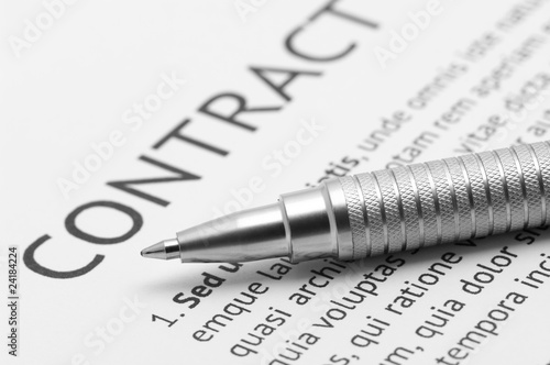 Photo: Contract Contract