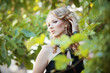 Portrait of beautiful stylish lady
