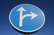 verkehrsschild, vorgeschriebene fahrtrichtung