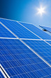 Alternative Solar Energie. Sonnenenergie Kraftwerk.