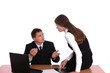 Young business people are working in the meeting room. Young business people are working in the meeting room.