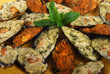 Présention de moules farcies