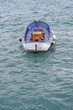 Fishing boat moored at St Julians harbour, Valletta