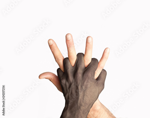Photo: Hands mix Hands mix
