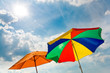 Sonnenschirme, Sommertag
