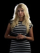 Hot blonde in casual
