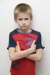 Intelligent european boy portrait Intelligent european boy portrait