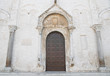 Wooden Portal of Basilica St. Nicholas. Bari. Apulia.