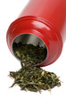 Green tea out of a red box