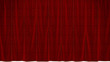 Dropped Red Curtain