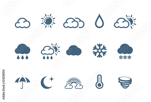 Vector: Weather icons | Piccolo series Weather icons | Piccolo series