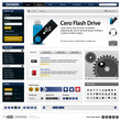Web Design Template 7 (Dynamic Theme) Vector