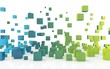 Photo en ligne au meilleur prix abstract colored blocks