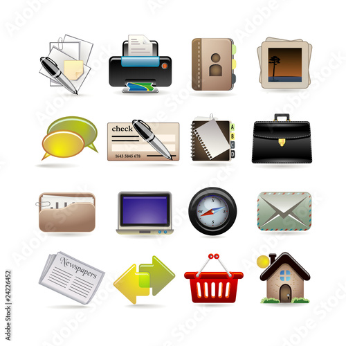 business icon set business icon set