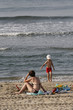 Famille a la plage