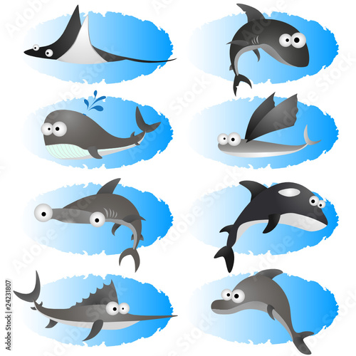 pictures of cartoon fishes. Zoom Not Available: Vector images scale to any size. cartoon fishes