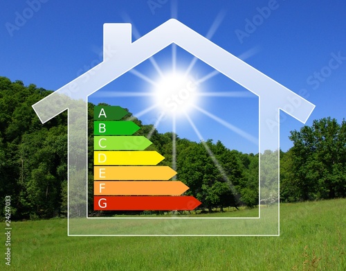 Foto: Maison verte au soleil Maison verte au soleil