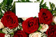 Flowers and card Flowers and card