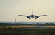 Flugzeug Landung Flughafen