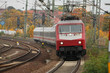 Intercity Bahn Durchfahrt