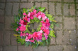 Blumenkranz rosa Rosen