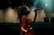 Teenage Girl Singing