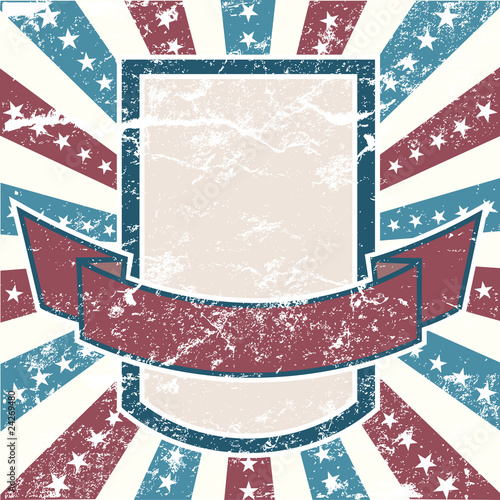Vektor: Old Colors American Background in grunge style Old Colors American Background in grunge style
