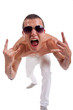 Photo: man screaming party! man screaming party!