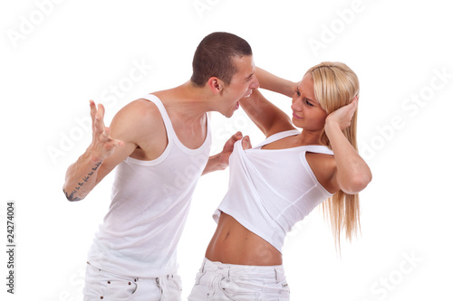 Photo: Domestic violence Domestic violence