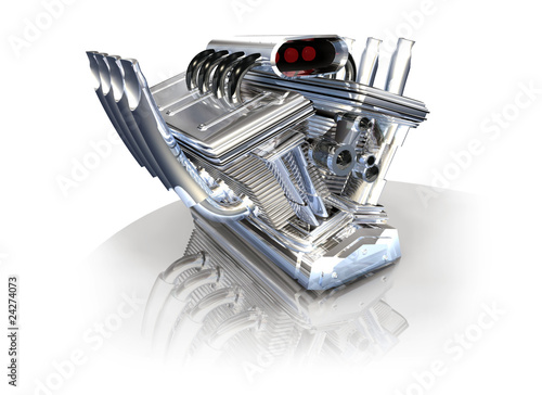 Moteur 3D machine course