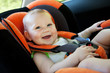 Photo: baby smile in car baby smile in car