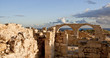 Ruins of Kourion overlooking Mediterranean. Ruins of Kourion overlooking Mediterranean.