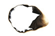burned hole