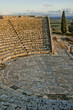High angle view of a roman amphitheater High angle view of a roman amphitheater