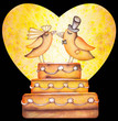Bird love card