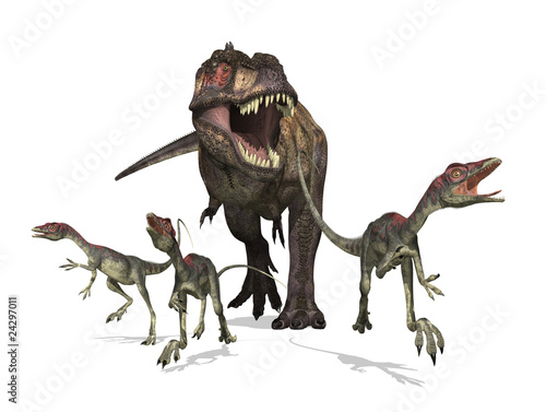 Tyrannosaurus Rex On The Hunt