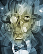 A cubistic face