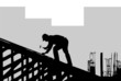 Bauarbeiter bei der Arbeit