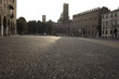 Piazza Sordello in Mantova (Mantua). Italy, Europe