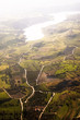 Aerial view of farm fields Aerial view of farm fields