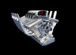 Moteur sport auto 3D