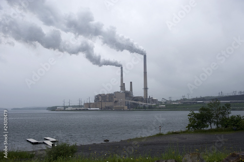 Photo: storm river dam on a rainy day storm river dam on a rainy day