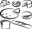set of baking items