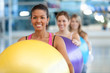 Women at a pilates class