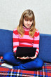 teen girl with notebook