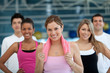 Group of athletic people