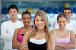 Group of athletic people