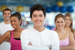 Group of athletic people