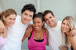Group of athletic people